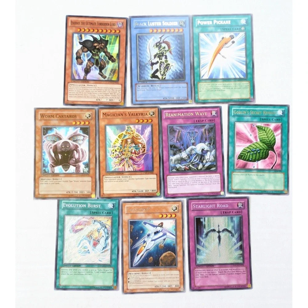 YuGiOh Card Lot 250+ Total Cards 61 Rares or Better Foil Ultra Super Secret LP